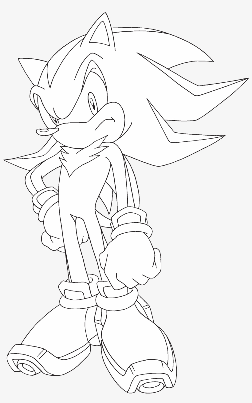 Clip Freeuse Cosmos Drawing Monochrome Girl - Shadow The Hedgehog, transparent png #248939