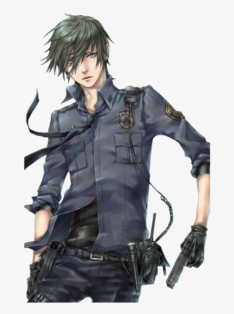 Police - Police Officer Anime, transparent png #248977