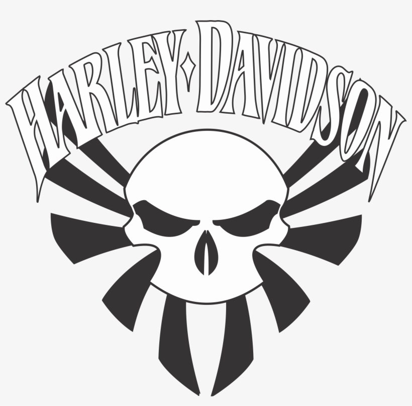 Clip Art Harley Decals Airbrush Gas Tank Stencils Vinyl - Decal, transparent png #249262