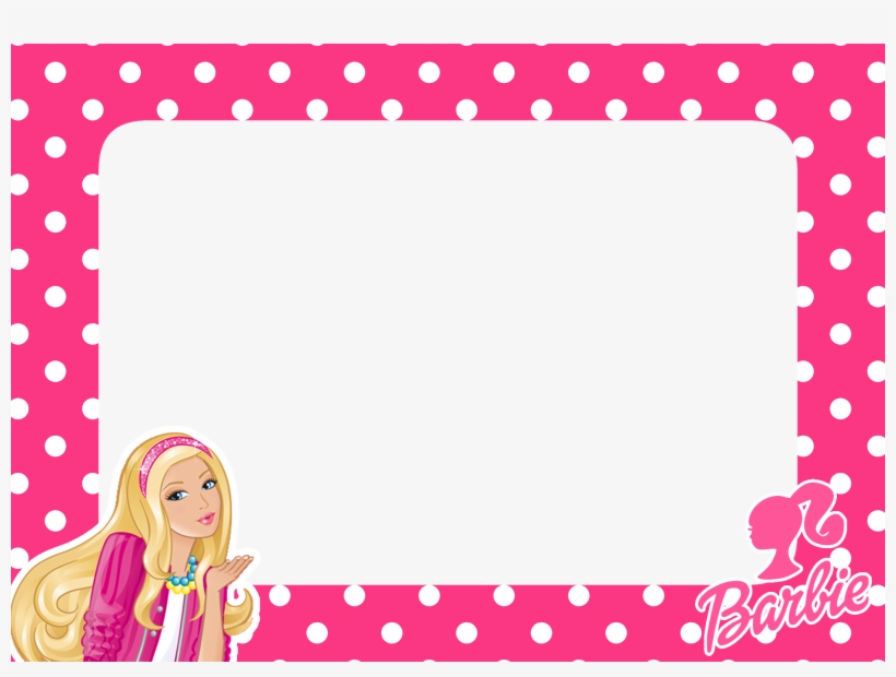 Barbie Frames Wallpapers - Green Polka Dot Border, transparent png #249443