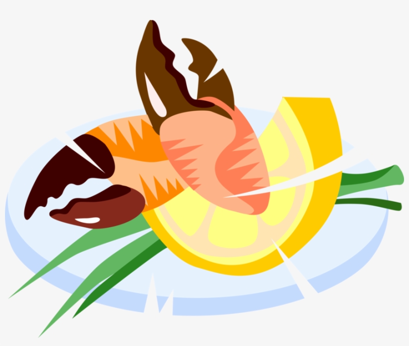 King Crab Claws With Lemon Wedge - Portable Network Graphics, transparent png #249491