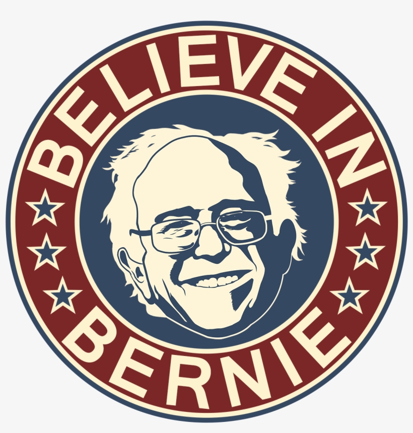 "believe In Bernie" Bernie Sanders Vintage-style Campaign - Team One, transparent png #249511