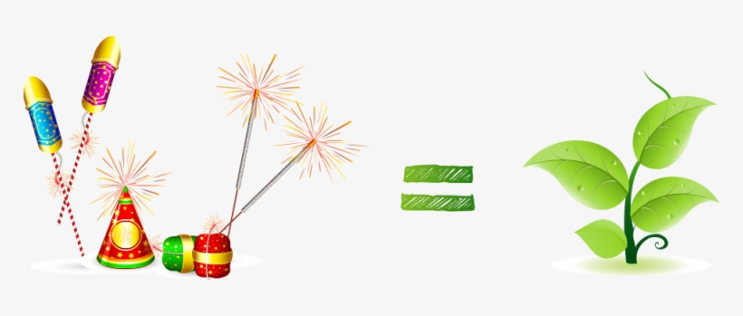 Green-diwali - Diwali Crackers Rocket Png, transparent png #249980