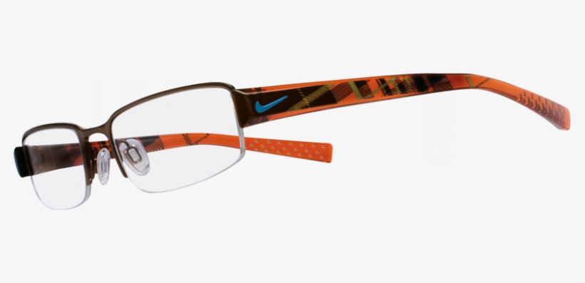 Proimg 2413 Miniatura Nike 8074 / Walnut/translucent - Nike Eyeglasses 8074 206 Walnut 51 Mm, transparent png #2400139