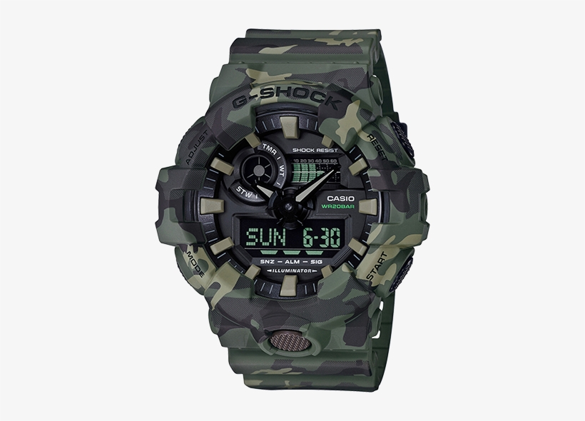 Casio G Shock Ga 700cm 3adr, transparent png #2400681