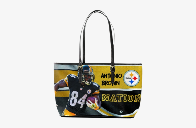 Antonio Brown Cool Large Leather Tote - Fathead Nfl Antonio Brown 2016 Realbig, transparent png #2400829