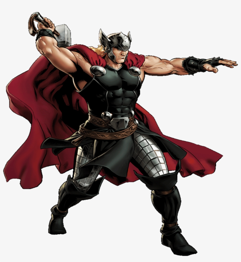 Thor Odinson From Marvel Avengers Alliance 009 - Thor Marvel, transparent png #2401064