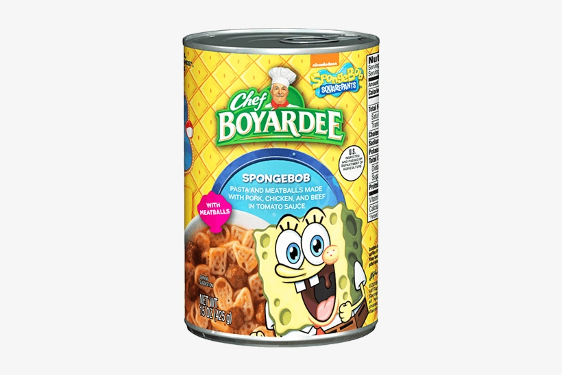 Spongebob Can - Chef Boyardee Spongebob, transparent png #2401228