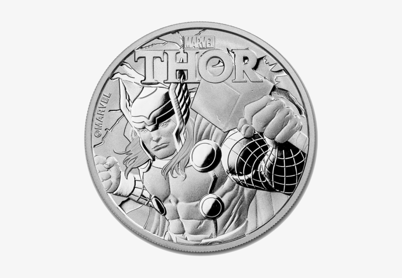 Marvel Comics Thor 1 Oz Silver - 1 Oz Silver Coin New, transparent png #2401474