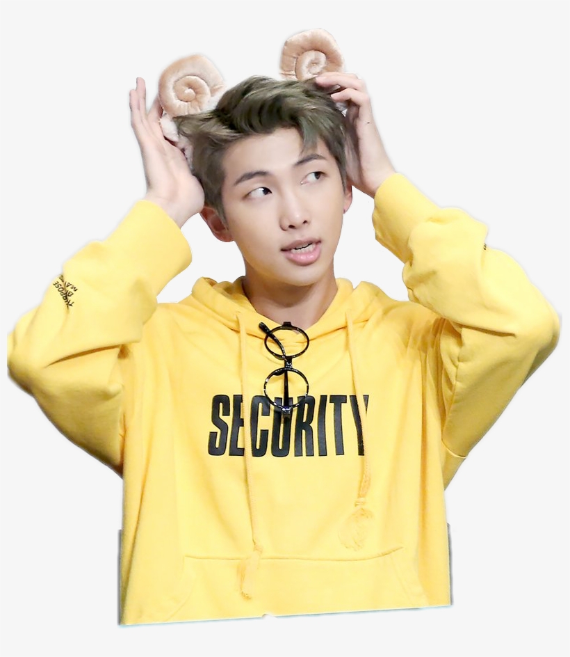 Rap Monster♡ Armybts Bts Rapmonster Yellow Freetoedit - Bts Rap Monster Png, transparent png #2401479