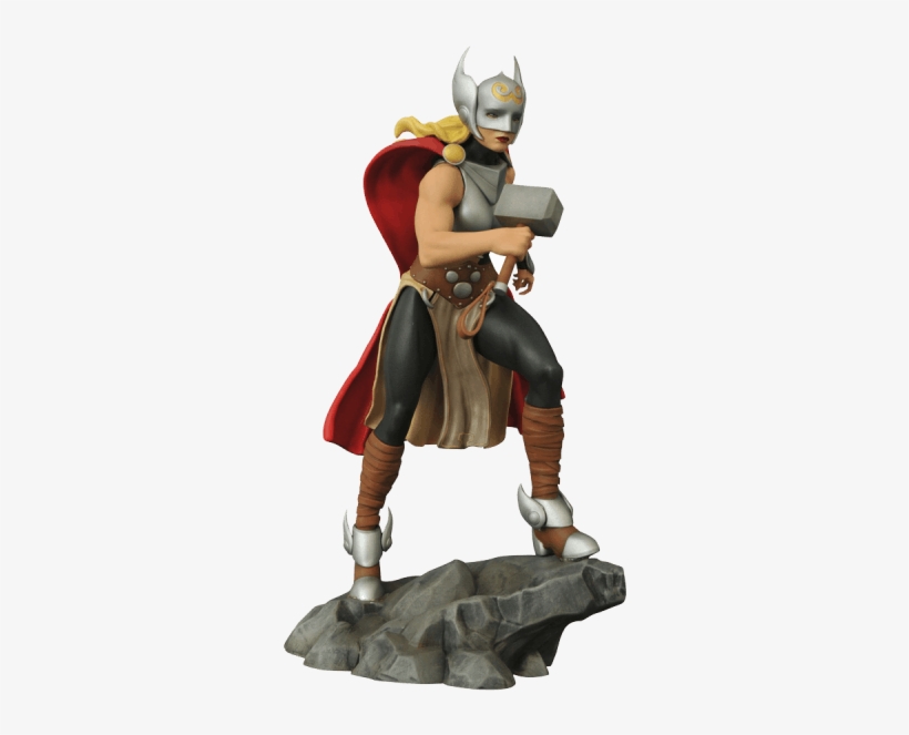 Lady Thor Pvc Statue - Diamond Select Toys Marvel Gallery Lady Thor Pvc Figure, transparent png #2401573
