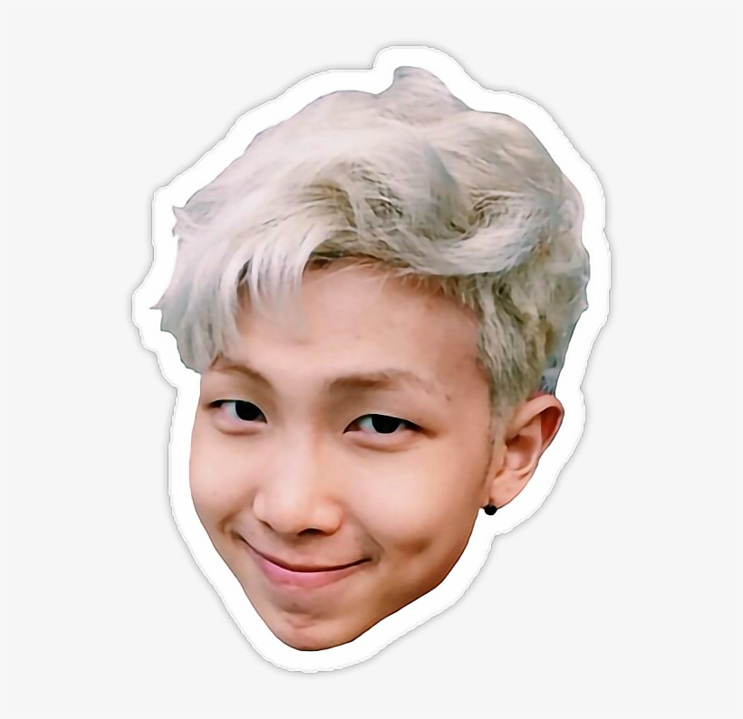 Bts Stickers Png - Rap Monster Snapchat, transparent png #2401597