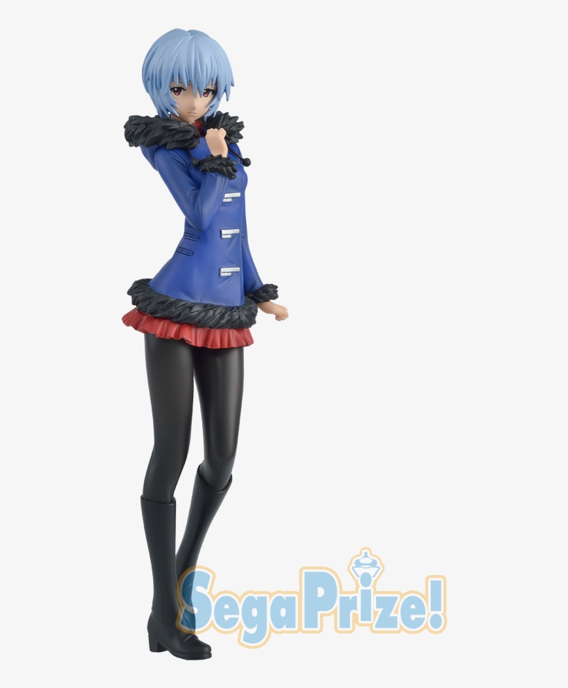 Neon Genesis Evangelion Premium Coat 17cm Figure Rei - Rei Ayanami Coat Figure, transparent png #2401891