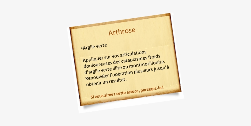 L'argile Verte Pour Soigner L'arthrose - Mycose Vulvaire Traitement Naturel, transparent png #2402202