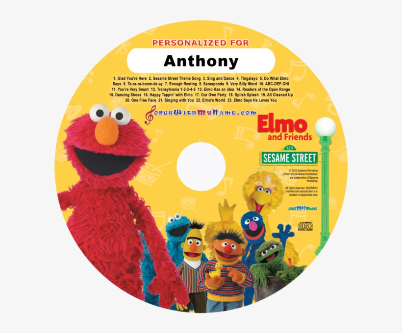 Happy Tappin With Elmo - Personalized Elmo And Friends Sing Along, transparent png #2402500