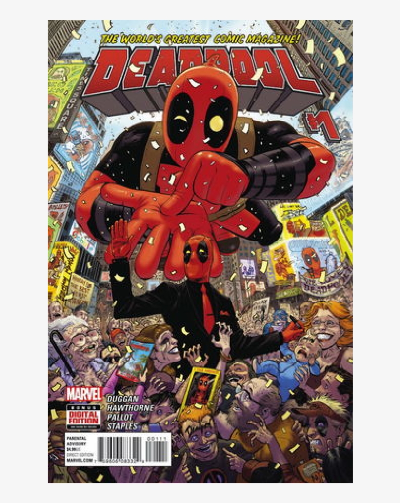 Купете Comics 2016-01 Deadpool - Deadpool World's Greatest Vol 1, transparent png #2402587
