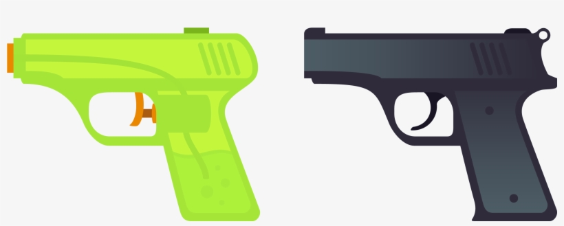 Both Gun Emoji Will Be Available To Licensees In Emojione - Trigger, transparent png #2402665