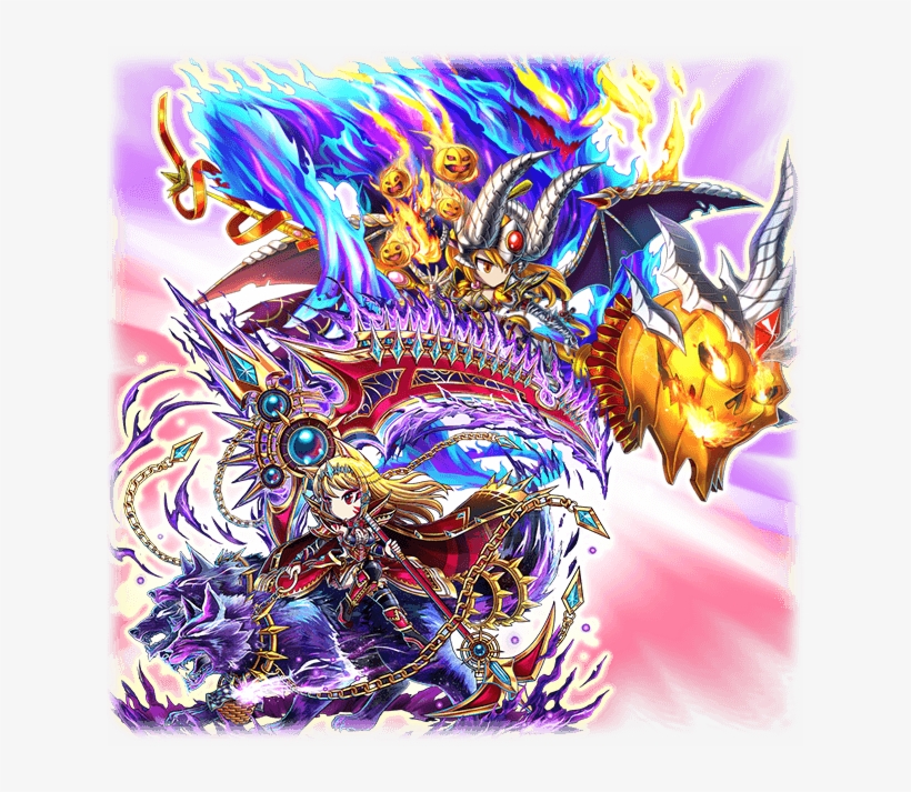 Banner 6star Halloween - Brave Frontier Ciara And Semira, transparent png #2403007