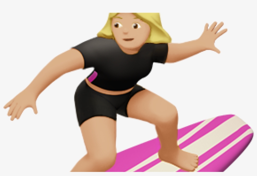 Surfer Emoji, transparent png #2403141