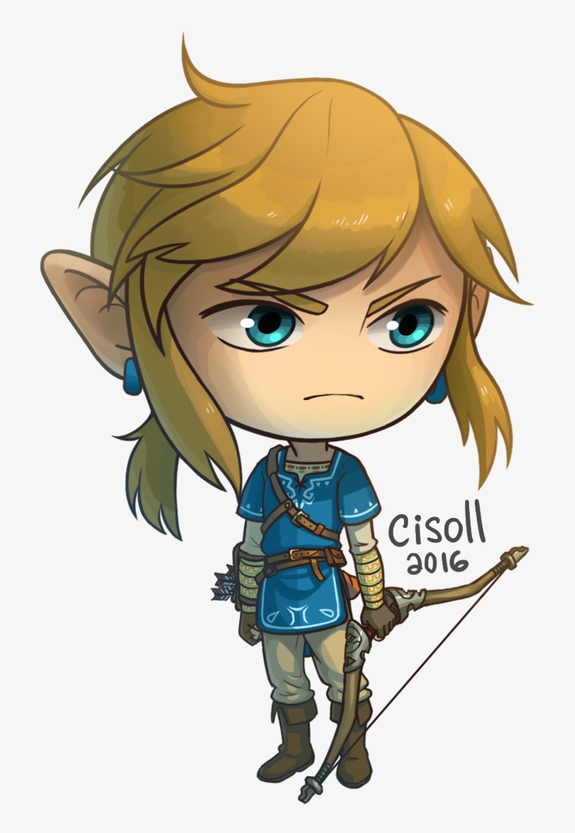 My Sticker Of The New Link From Breath Of The Wild - Video Game, transparent png #2403144