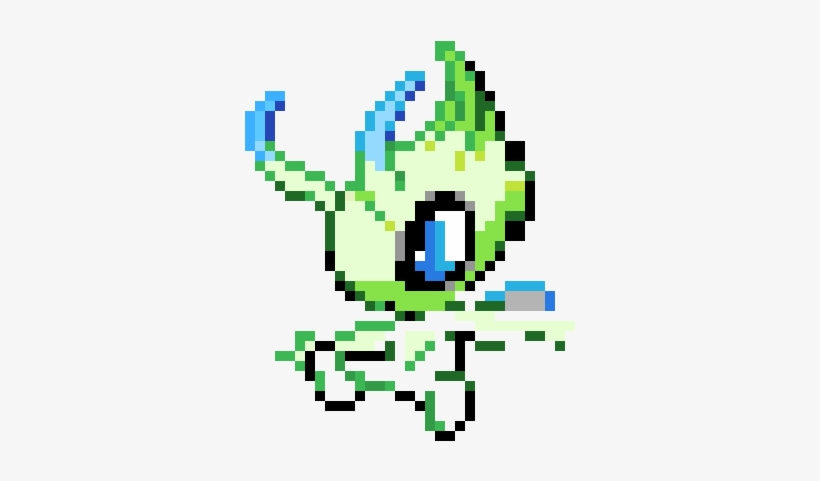 Celebi - Legendary Pokemon Pixel Art, transparent png #2403296