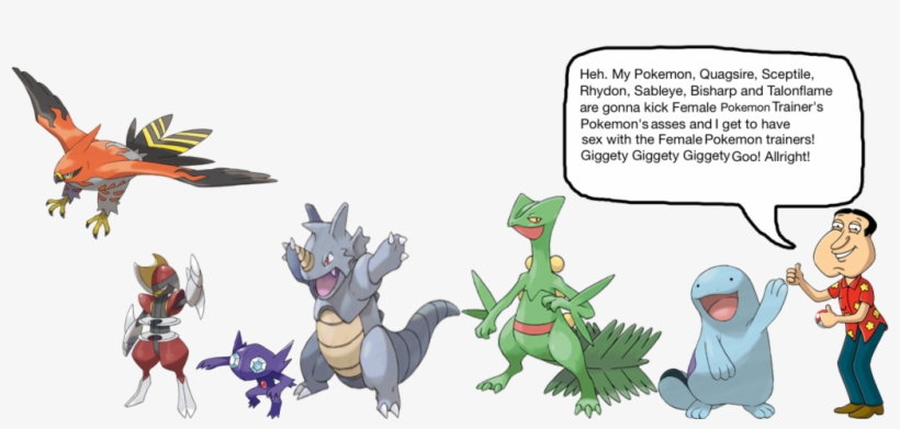 Glenn Quagmires Pokemon By Darthraner83 - Quagmire And Quagsire, transparent png #2403363