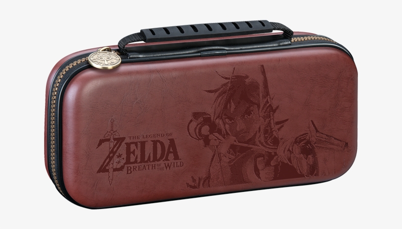 Game Traveler Deluxe Travel Case - Zelda Switch Case Brown, transparent png #2403581