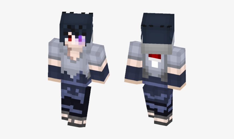 Sasuke Uchiha W/sharingan Rinnegan - Minecraft, transparent png #2403902