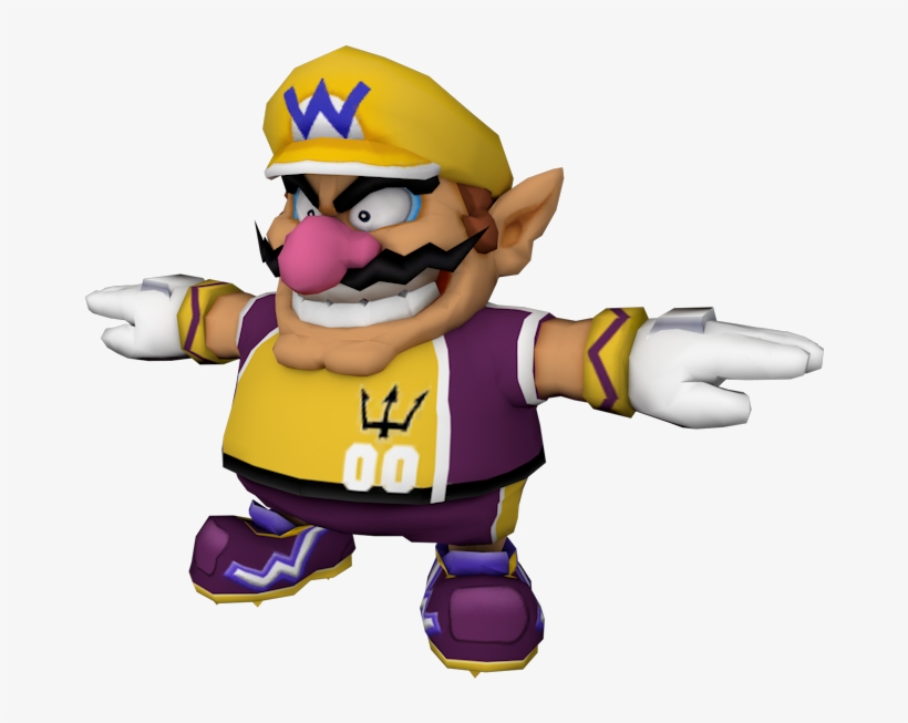 Download Zip Archive - Mario Strikers Wario, transparent png #2404333