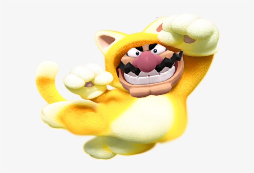 Cat Wario Artwork - Super Smash Bros., transparent png #2404569