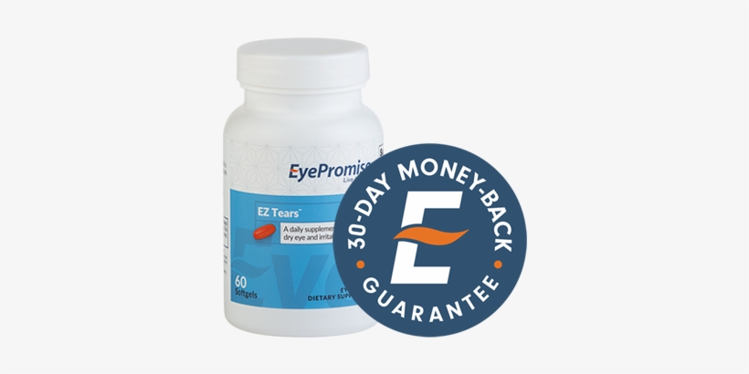 30 Day Dry Eye Relief Money Back Guarantee - Eye Promise Vizual Edge - 30 Softgels, transparent png #2404675