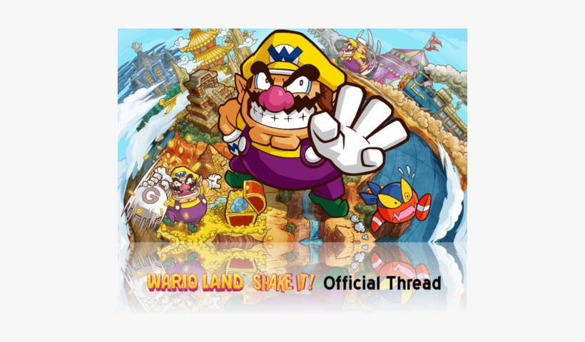 Wario Land Shake It! [wii Game], transparent png #2404763