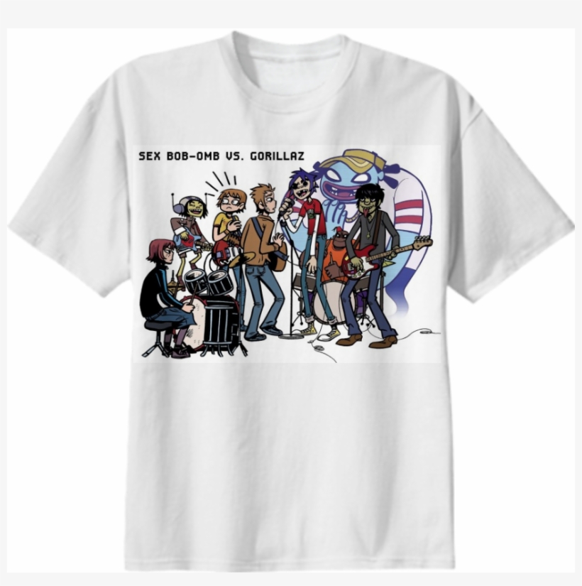 00 Design By Etho - Sex Bob Omb Vs Gorillaz, transparent png #2404958