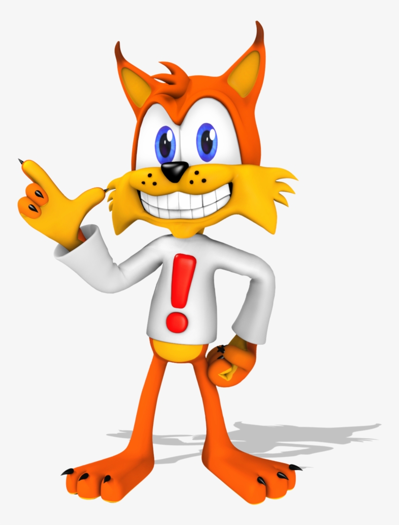 Bubsy - Bubsy The Bobcat Transparent, transparent png #2405003