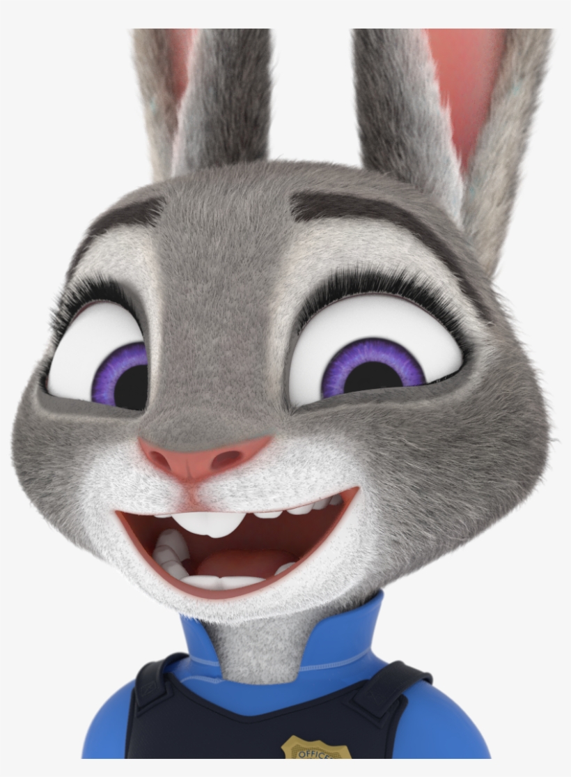 More Judy Hopps Stickers For Telegram - Judy Hopps Head Png, transparent png #2405066