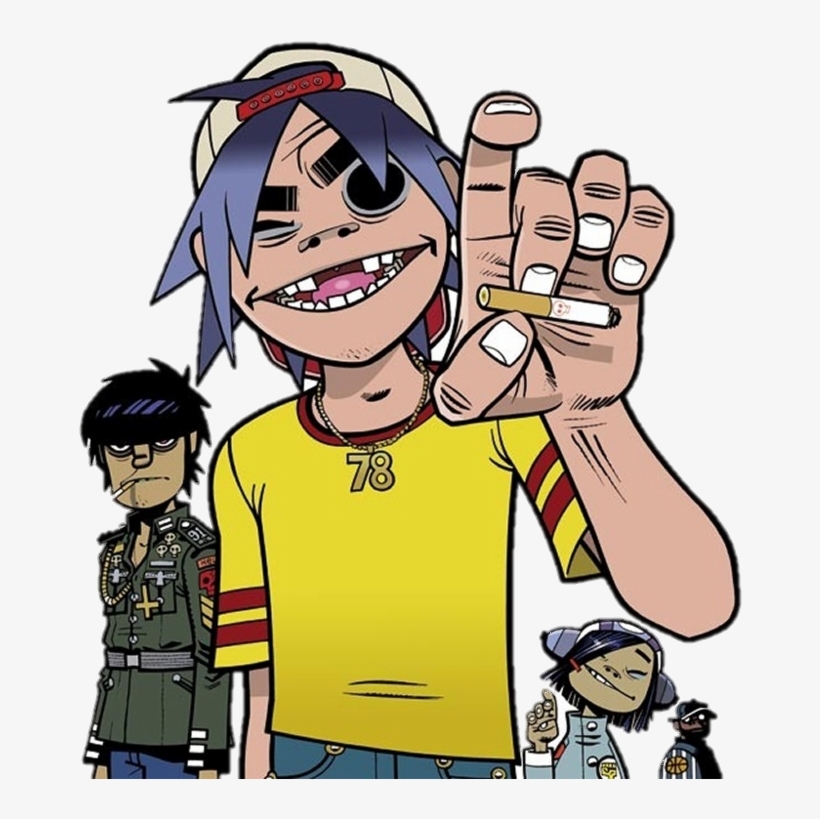 Gorillaz Art, transparent png #2405087