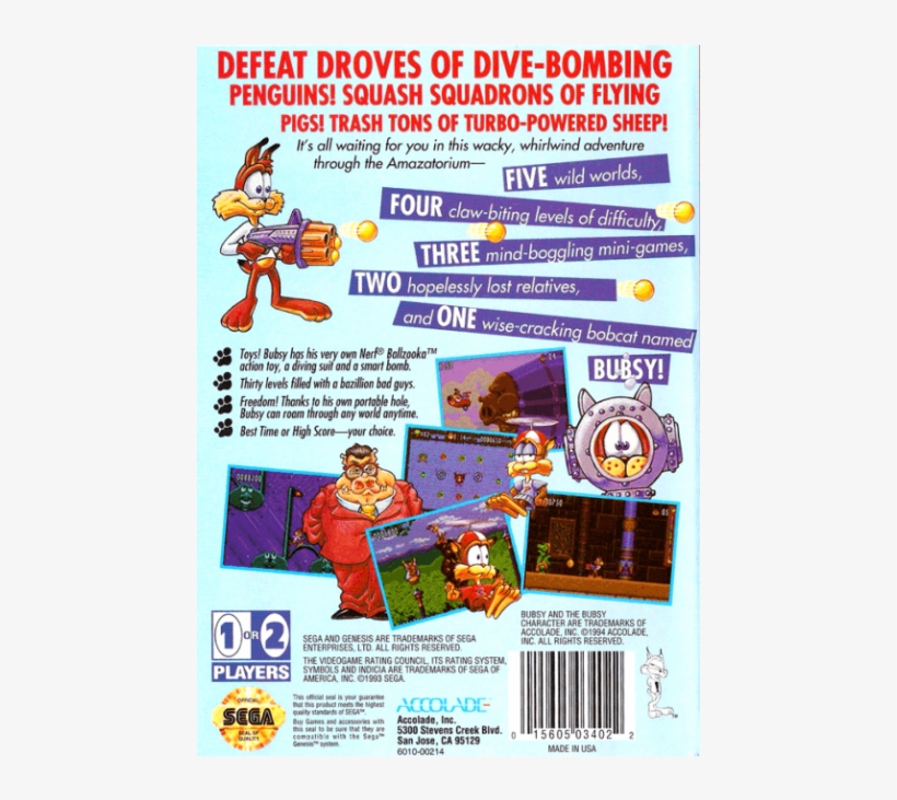 Zoom - Bubsy 2, transparent png #2405306