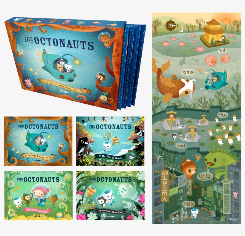 The Octonauts Underwater Adventures Box Set - Octonauts Underwater Adventures Box Set, transparent png #2405310