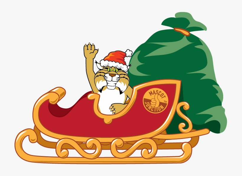 Banner Free Stock Holiday Clip Art Downloads Mascot - Bobcat Clipart, transparent png #2405373