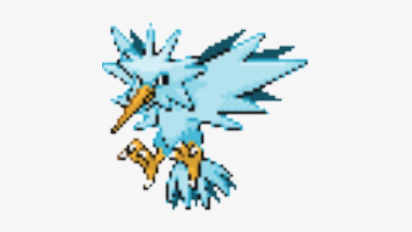 Freeze Zapdos Made By Hyperionwhirlwind - Zapdos Pixel, transparent png #2405437
