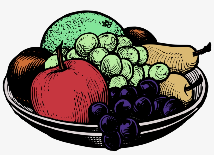 Bowl Black&white Fruit Food Tableware, transparent png #2405757