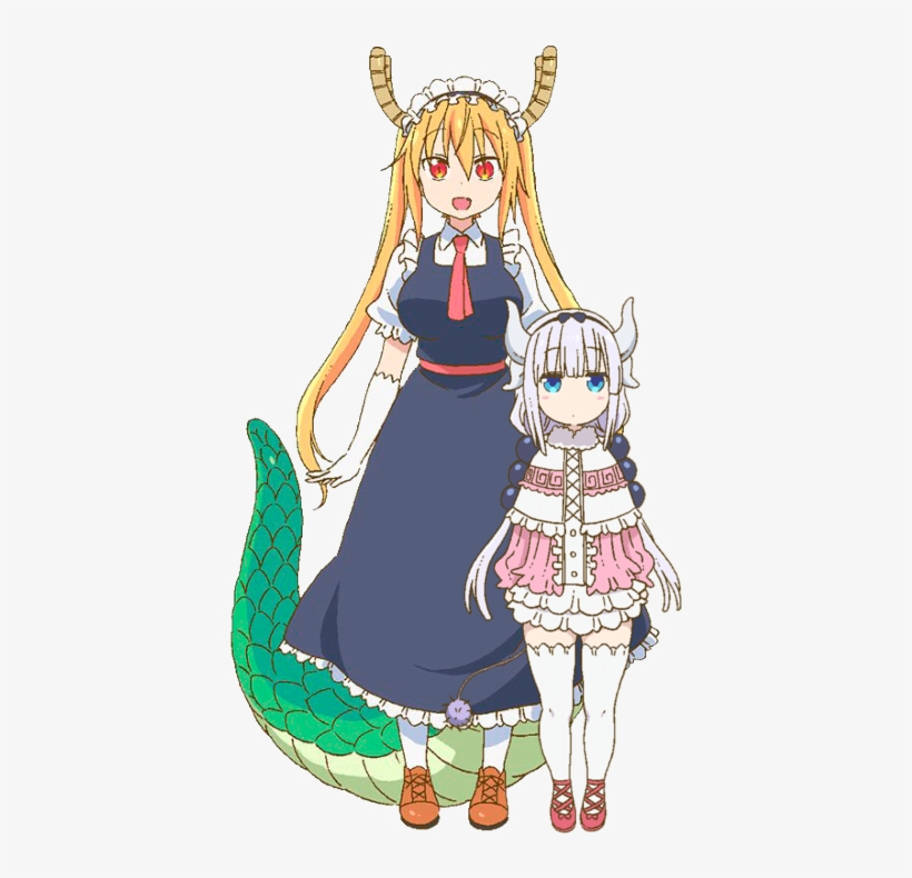 Tohru & Kanna - Miss Kobayashi's Dragon Maid All Characters, transparent png #2405821