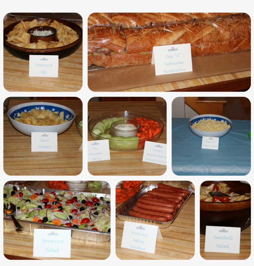 I Printed Up Little Cards For The Food With Under The - Birthday, transparent png #2405935