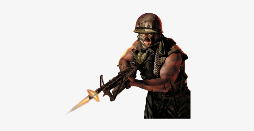 Battlefield Vietnam M60 Photo M60guyvietnam1 - 881 Khe Sahn [book], transparent png #2406253
