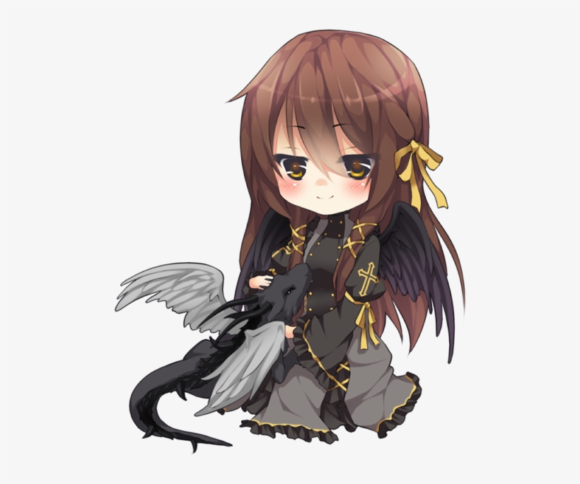 Chibi Kanna And Aqeuus By Rini-tan - Chibi, transparent png #2406277