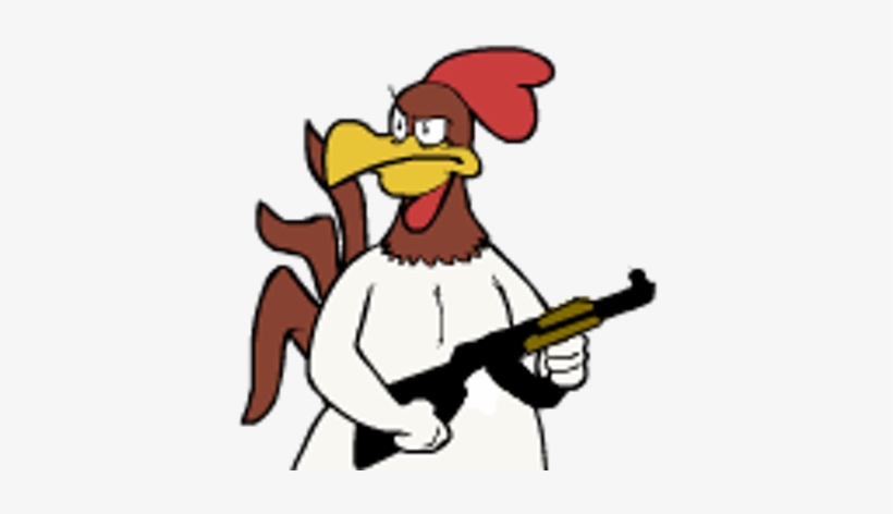 Nick Leghorn - Foghorn Leghorn With A Gun, transparent png #2406480