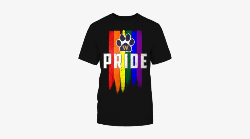Grunge Lgbt Pride Flag Washington Huskies T Shirt - Lgbt Pride Apparel 2018 Sweaters, transparent png #2406623