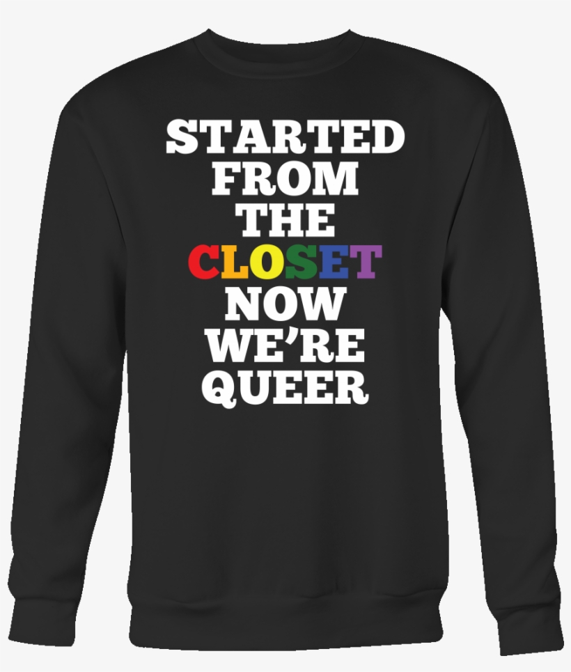 Queer Closet Lgbt Rainbow Flag Gay Lesbian Pride Sweatshirt - Never Dreamed I D Grow Up, transparent png #2406671