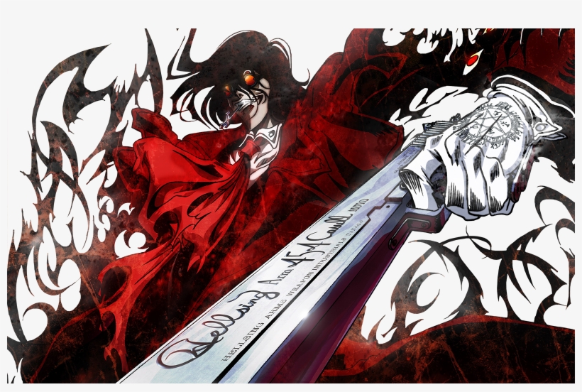 Alucard-0 - Cazador De Vampiros Anime, transparent png #2406842