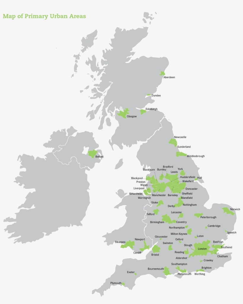 2016 New Pua Shapes Map - Great Britain Vector Map, transparent png #2406943